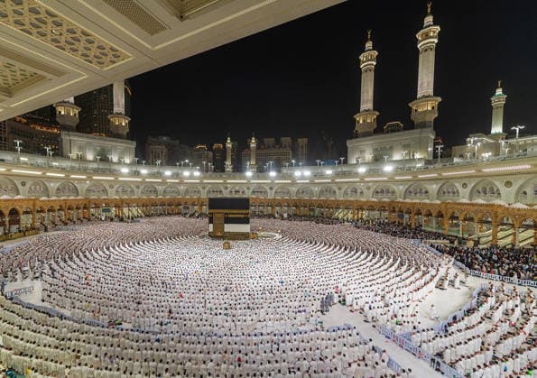 Muslim worshippers perform the dawn prayer around the Kaaba at the Grand Mosque complex in the holy city of Mecca Muslim worshippers perform the dawn prayer around the Kaaba at the Grand Mosque complex in the holy city of Mecca, Saudi Arabia, on May 24, 2026, ahead of the annual Hajj pilgrimage. Millions of Muslims from around the world are expected to gather in Saudi Arabia for the annual pilgrimage rituals. Photo by SPA Saudi Press Agency APA Images Mecca Mecca Saudi Arabia 240526_Saudi_Arabia_SPA_00(21) Copyright: xSPAxSaudixPessxAgencyxSaudixPressxAgencyx xapaimagesx