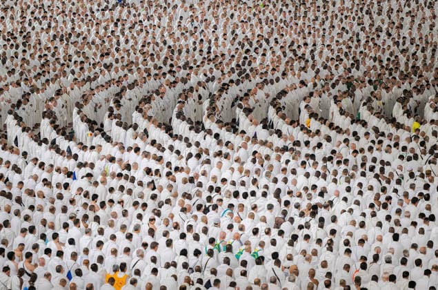 Muslim worshippers perform the dawn prayer around the Kaaba at the Grand Mosque complex in the holy city of Mecca Muslim worshippers perform the dawn prayer around the Kaaba at the Grand Mosque complex in the holy city of Mecca, Saudi Arabia, on May 24, 2026, ahead of the annual Hajj pilgrimage. Millions of Muslims from around the world are expected to gather in Saudi Arabia for the annual pilgrimage rituals. Photo by SPA Saudi Press Agency APA Images Mecca Mecca Saudi Arabia 240526_Saudi_Arabia_SPA_00(9) Copyright: xSPAxSaudixPessxAgencyxSaudixPressxAgencyx xapaimagesx