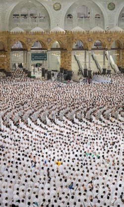 Muslim worshippers perform the dawn prayer around the Kaaba at the Grand Mosque complex in the holy city of Mecca Muslim worshippers perform the dawn prayer around the Kaaba at the Grand Mosque complex in the holy city of Mecca, Saudi Arabia, on May 24, 2026, ahead of the annual Hajj pilgrimage. Millions of Muslims from around the world are expected to gather in Saudi Arabia for the annual pilgrimage rituals. Photo by SPA Saudi Press Agency APA Images Mecca Mecca Saudi Arabia 240526_Saudi_Arabia_SPA_00(10) Copyright: xSPAxSaudixPessxAgencyxSaudixPressxAgencyx xapaimagesx