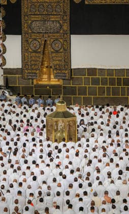 Muslim worshippers perform the dawn prayer around the Kaaba at the Grand Mosque complex in the holy city of Mecca Muslim worshippers perform the dawn prayer around the Kaaba at the Grand Mosque complex in the holy city of Mecca, Saudi Arabia, on May 24, 2026, ahead of the annual Hajj pilgrimage. Millions of Muslims from around the world are expected to gather in Saudi Arabia for the annual pilgrimage rituals. Photo by SPA Saudi Press Agency APA Images Mecca Mecca Saudi Arabia 240526_Saudi_Arabia_SPA_00(13) Copyright: xSPAxSaudixPessxAgencyxSaudixPressxAgencyx xapaimagesx