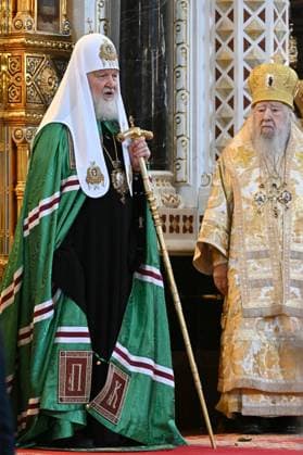 Russia Patriarch Slavic Writing Day 9172428 24.05.2026 Patriarch Kirill of Moscow and All Russia conducts a service on the Day of Saints Cyril and Methodius, creators of the Slavic alphabet, at the Cathedral of Christ the Savior in Moscow, Russia. Each year on May 24, Russia and other Slavic-speaking countries mark the Day of Slavic Writing and Culture. Kristina Solovyova Sputnik Moscow Russia  Copyright: xKristinaxSolovyovax