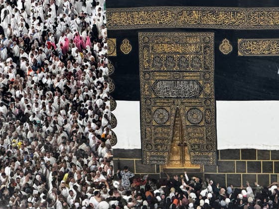 Muslims perform the Hajj pilgrimage MECCA, SAUDI ARABIA - MAY 23: Muslim pilgrims from various countries around the world who come to perform the Hajj, circumambulate the Masjid al-Haram wearing Ihram during the Hajj pilgrimage in Mecca, Saudi Arabia on May 23, 2026. Ali Atmaca Anadolu Mecca Saudi Arabia. Editorial use only. Please get in touch for any other usage.  Copyright: x2026xAnadoluxAlixAtmacax
