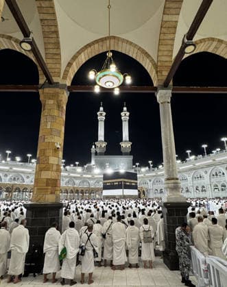 Muslims perform the Hajj pilgrimage MECCA, SAUDI ARABIA - MAY 23: Muslim pilgrims from various countries around the world who come to perform the Hajj, circumambulate the Masjid al-Haram wearing Ihram during the Hajj pilgrimage in Mecca, Saudi Arabia on May 23, 2026. Ali Atmaca Anadolu Mecca Saudi Arabia. Editorial use only. Please get in touch for any other usage.  Copyright: x2026xAnadoluxAlixAtmacax