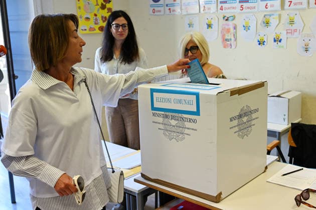 IPA85031262 - sal - 24 05 2026 Salerno. Salerno municipal elections  Copyright: xFrancescoxPecorarox xFrancescoxPecorarox 85031262