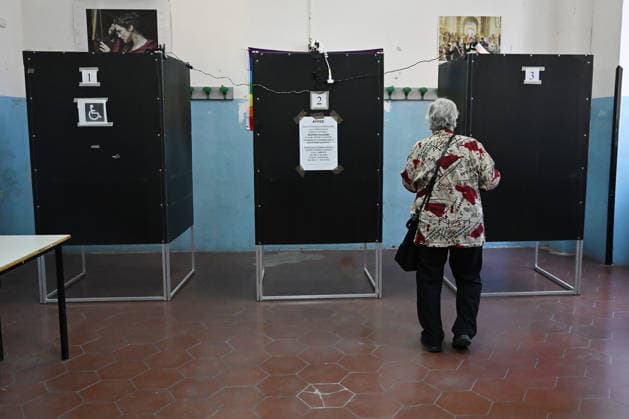 IPA85031304 - sal - 24 05 2026 Salerno. Salerno municipal elections.  Copyright: xFrancescoxPecorarox xFrancescoxPecorarox 85031304