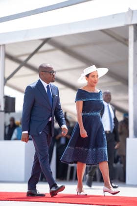 May 24, 2026, Cotonou, Cotonou, Benin: ROMUALD WADAGNI President of Benin Republic and NATALIE VILETTE WADAGNI during the nvestiture ceremony of the President of the Republic at Congress Palace Cotonou Benin  - ZUMAs385 20260524_zsp_s385_010 Copyright: xLeopoldxSoglox
