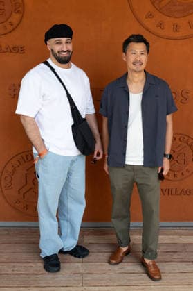 RG26 - French Open - People Village Day 1 NB Jordan Pavlik, FrederIc Chau attends the Village day 1 during the 2026 French Open at Roland Garros on May 24, 2026 in Paris, France. Photo by Nasser Berzane ABACAPRESS.COM  Copyright: xBerzanexNasser ABACAx