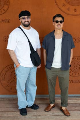 RG26 - French Open - People Village Day 1 NB Jordan Pavlik, FrederIc Chau attends the Village day 1 during the 2026 French Open at Roland Garros on May 24, 2026 in Paris, France. Photo by Nasser Berzane ABACAPRESS.COM  Copyright: xBerzanexNasser ABACAx