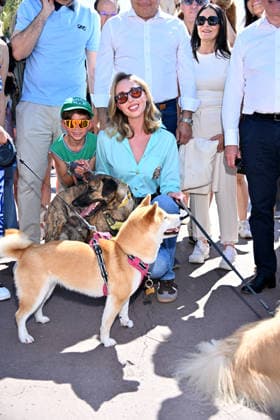On the initiative of Henry Jean Servat, the journalist, writer and deputy mayor of Nice in charge of animal protection, the 5th Marche des Animaux took place on the Promenade des Anglais in Nice on May 24, 2026. This years patron was Princess Maria Chiara de Bourbon des Deux Siciles, in the presence of Eric Ciotti, mayor of Nice and president of the Union des Droites pour République, the mayor of Nice and president of the Union des Droites pour la République At the end of the route, the Negresco hotel invited all participants to go down to the beach at the Dog Bar set up for the occasion. Hundreds of people came along with their favorite animals, the city of Nice has pursued a pet-friendly urban policy that respects both animals and citize  Copyright: xBrunoxBebertx xBestimagexBrunoxBebertx xBestimagex