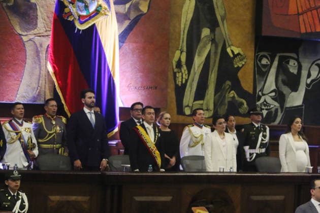 REPORT TO THE NATION DANIEL NOBOA Quito, Sunday, May 24, 2026 Plenary of the Assembly receives the President of the Republic Daniel Noboa, for his Report to the Nation, at the Legislative Palace Photos API Rolando Enriquez Quito Pichincha Ecuador POL INFORMEALANACIONDANIELNOBOA c220baff9a2993053616b451a56f2b34 Copyright: xROLANDO-ENRIQUEZx