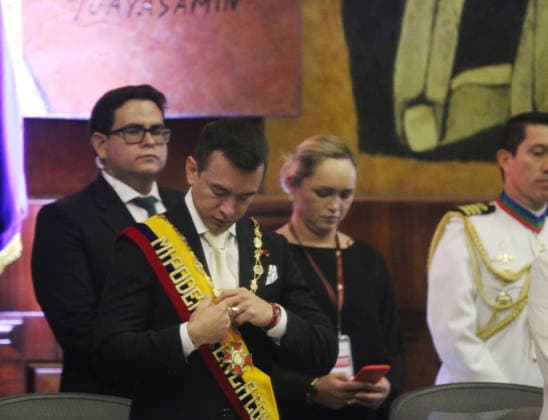 REPORT TO THE NATION DANIEL NOBOA Quito, Sunday, May 24, 2026 Plenary of the Assembly receives the President of the Republic Daniel Noboa, for his Report to the Nation, at the Legislative Palace Photos API Rolando Enriquez Quito Pichincha Ecuador POL INFORMEALANACIONDANIELNOBOA d376fd4992c0b48ac922030ed7d2d13b Copyright: xROLANDO-ENRIQUEZx