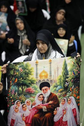 Memorial ceremony held in Tehran for victims of Iran-US-Israel conflict TEHRAN, IRAN - MAY 24: A memorial ceremony is held at the Imam Khomeini Mosalla Mosque for those who lost their lives in the conflict involving Iran, the United States, and Israel following the February 28 attacks, in Tehran, capital of Iran, on May 24, 2026. Fatemeh Bahrami Anadolu Tehran Iran. Editorial use only. Please get in touch for any other usage.  Copyright: x2026xAnadoluxFatemehxBahramix
