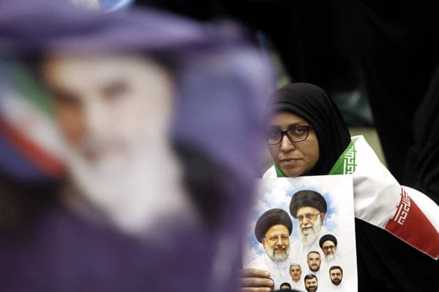 Memorial ceremony held in Tehran for victims of Iran-US-Israel conflict TEHRAN, IRAN - MAY 24: A memorial ceremony is held at the Imam Khomeini Mosalla Mosque for those who lost their lives in the conflict involving Iran, the United States, and Israel following the February 28 attacks, in Tehran, capital of Iran, on May 24, 2026. Fatemeh Bahrami Anadolu Tehran Iran. Editorial use only. Please get in touch for any other usage.  Copyright: x2026xAnadoluxFatemehxBahramix
