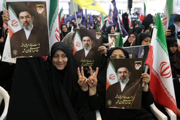 Memorial ceremony held in Tehran for victims of Iran-US-Israel conflict TEHRAN, IRAN - MAY 24: A memorial ceremony is held at the Imam Khomeini Mosalla Mosque for those who lost their lives in the conflict involving Iran, the United States, and Israel following the February 28 attacks, in Tehran, capital of Iran, on May 24, 2026. Fatemeh Bahrami Anadolu Tehran Iran. Editorial use only. Please get in touch for any other usage.  Copyright: x2026xAnadoluxFatemehxBahramix