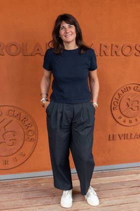 RG26 - French Open - People Village Night Session D1 NB Estelle Denis attends the Village Night Session day 1 during the 2026 French Open at Roland Garros on May 24, 2026 in Paris, France. Photo by Nasser Berzane ABACAPRESS.COM  Copyright: xBerzanexNasser ABACAx