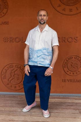 RG26 - French Open - People Village Night Session D1 NB Arié Elmaleh attends the Village Night Session day 1 during the 2026 French Open at Roland Garros on May 24, 2026 in Paris, France. Photo by Nasser Berzane ABACAPRESS.COM  Copyright: xBerzanexNasser ABACAx