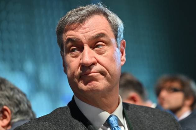 Bavarian Prime Minister Markus Soder at the 76th Sudeten German Congress in Brno continued at Brno Exhibition Centre on Sunday, May 24, 2026. (CTKxPhoto PetrxSvancara) CTKPhotoF202605240041601  CTKPhotoF202605240041601
