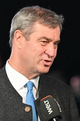 Bavarian Prime Minister Markus Soder address the 76th Sudeten German Congress in Brno continued at Brno Exhibition Centre on Sunday, May 24, 2026. (CTKxPhoto PetrxSvancara) CTKPhotoF202605240044501  CTKPhotoF202605240044501