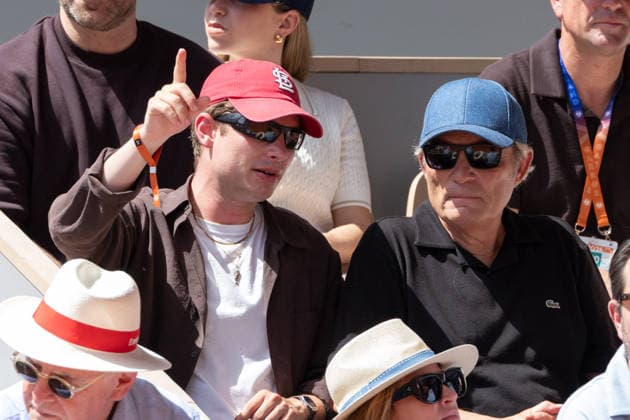 2026 French Open - Celebrities In Stand Day 1 NB Raphael Cohen, Gilles Cohen in stand during the 2026 French Open at Roland Garros on May 24, 2026 in Paris, France. Photo by Nasser Berzane ABACAPRESS.COM  Copyright: xBerzanexNasser ABACAx