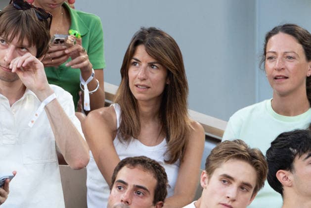 2026 French Open - Celebrities In Stand Day 1 NB Hélène Mannarino in stand during the 2026 French Open at Roland Garros on May 24, 2026 in Paris, France. Photo by Nasser Berzane ABACAPRESS.COM  Copyright: xBerzanexNasser ABACAx