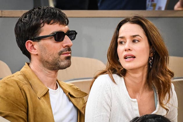 May 24, 2026, Paris, France, France: Alice David with his companion during the Roland-Garros 2026, French Open 2026, Grand Slam tennis tournament at Roland-Garros Stadium on May 24, 2026 in Paris, France. Paris France - ZUMAm308 20260524_zsp_m308_107 Copyright: xMatthieuxMirvillex