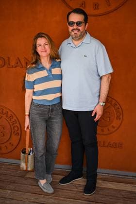 May 24, 2026, Paris, France, France: Elodie PIEGE and Jean-Francois PIEGE during the Roland-Garros 2026, French Open 2026, Grand Slam tennis tournament at Roland-Garros Stadium on May 24, 2026 in Paris, France. Paris France - ZUMAm308 20260524_zsp_m308_111 Copyright: xMatthieuxMirvillex