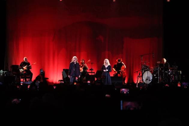 RECORD DATE NOT STATED Robert Plant performs with Saving Grace and Suzi Dian at C6 Fest 2026. Sao Paulo (SP), 05 24 2026 Music C6 Fest British singer Robert Plant performed alongside the Saving Grace project and singer Suzi Dian during the C6 Fest 2026, held this Sunday (May 24, 2026) at Ibirapuera Park in Sao Paulo. The show featured folk, blues, and classic reinterpretations from the artist s repertoire.(Foto: Leco Viana Thenews2 imago images) Robert Plant performs with Saving Grace and Suzi Dian at C6 Fest 2026.  Copyright: xLecoxVianax