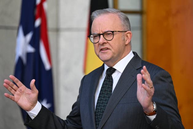 ANTHONY ALBANESE PRESSER, Australian Prime Minister Anthony Albanese speaks to the media during a press conference at Parliament House in Canberra, Monday, May 25, 2026. ( NO ARCHIVING CANBERRA AUSTRALIAN CAPITAL TERRITORY AUSTRALIA  Copyright: xLUKASxCOCHx 20260525162596818579