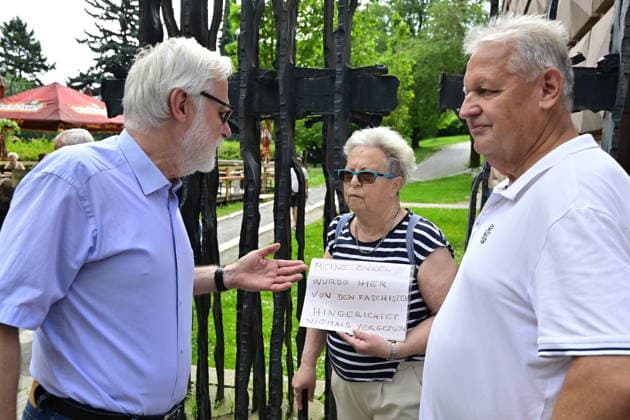 A commemorative act in memory of the victims of 1939-1945 took place at the Kounic Student Residence as part of the Meeting Brno festival and the congress of the Sudeten German Regional Association, in Brno, Czech Republic, on May 25, 2026. The congress ends here. (CTKxPhoto VaclavxSalek) CTKPhotoP2026052502240  CTKPhotoP2026052502240