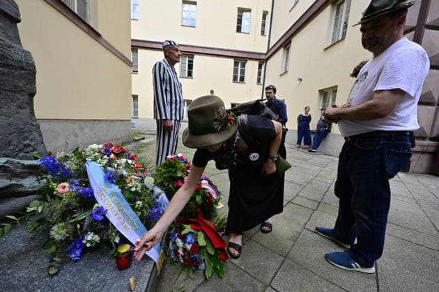 A commemorative act in memory of the victims of 1939-1945 took place at Kounic Student Residence as part of the Meeting Brno festival and the congress of the Sudeten German Regional Association, in Brno, Czech Republic, on May 25, 2026. The congress ends here. (CTKxPhoto VaclavxSalek) CTKPhotoP2026052502280  CTKPhotoP2026052502280