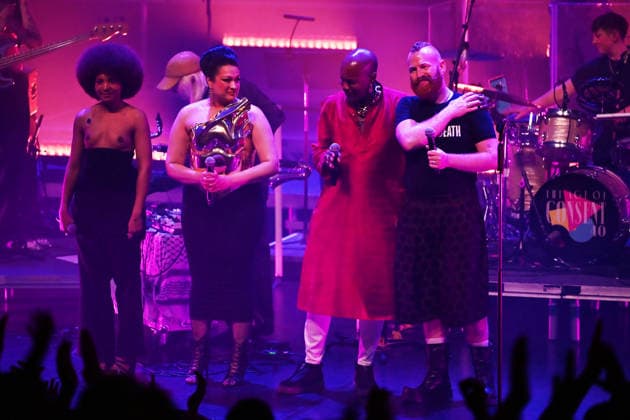 Age of Consent concert at Royal Festival Hall in London LONDON, ENGLAND - MAY 24: Sans Soucis, Bishi, David McAlmont and Tom Rasmussen performing at ˜Age of Consent™ concert at Royal Festival Hall on May 24, 2026 in London, England. CAP MAR MAR Great Britain UK Copyright: xMartinxHarris CapitalxPicturesx