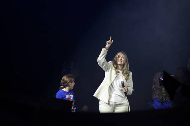 May 24, 2026, Bogota, Bogota D.C, Colombia: Colombian right-wing candidate Paloma Valencia closes her political campaign in Bogota s Movistar Arena may 24, 2026. Bogota Colombia - ZUMAvp1_ 20260524_zia_vp1_004 Copyright: xJorgexLondonox