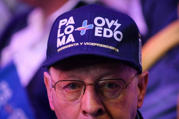 May 24, 2026, Bogota, Bogota D.C, Colombia: Colombian right-wing candidate Paloma Valencia closes her political campaign in Bogota s Movistar Arena may 24, 2026. Bogota Colombia - ZUMAvp1_ 20260524_zia_vp1_011 Copyright: xJorgexLondonox