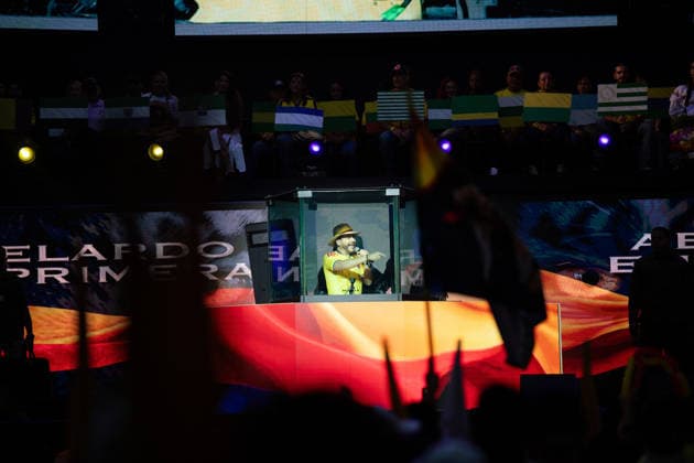 May 24, 2026, Medellin, Antioquia, Colombia: The Right-Wing Presidential Hopeful Abelardo de la Espriella finalizes his campaign in Medellin, Colombia may 24, 2026. Medellin Colombia - ZUMAvp1_ 20260524_zia_vp1_014 Copyright: xCamiloxMorenox