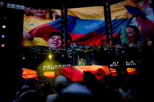 May 24, 2026, Medellin, Antioquia, Colombia: The Right-Wing Presidential Hopeful Abelardo de la Espriella finalizes his campaign in Medellin, Colombia may 24, 2026. Medellin Colombia - ZUMAvp1_ 20260524_zia_vp1_021 Copyright: xCamiloxMorenox