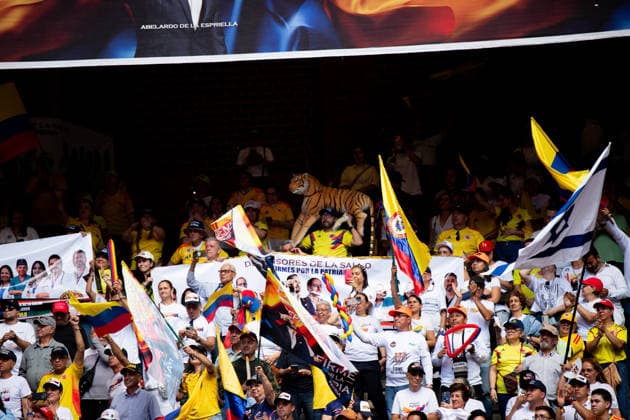 May 24, 2026, Medellin, Antioquia, Colombia: The Right-Wing Presidential Hopeful Abelardo de la Espriella finalizes his campaign in Medellin, Colombia may 24, 2026. Medellin Colombia - ZUMAvp1_ 20260524_zia_vp1_023 Copyright: xCamiloxMorenox