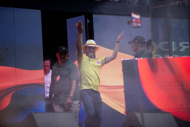 May 24, 2026, Medellin, Antioquia, Colombia: The Right-Wing Presidential Hopeful Abelardo de la Espriella finalizes his campaign in Medellin, Colombia may 24, 2026. Medellin Colombia - ZUMAvp1_ 20260524_zia_vp1_026 Copyright: xCamiloxMorenox