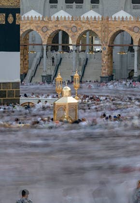 Muslim worshippers perform prayers around the Kaaba at the Grand Mosque in Mecca, Saudi Arabia Muslim worshippers perform prayers around the Kaaba at the Grand Mosque in Mecca, Saudi Arabia, on May 25, 2026, in preparation for the annual Hajj pilgrimage. Millions of Muslims from around the world travel to Saudi Arabia to perform the annual Hajj rituals. Photo by Saudi Press Agency apaimages Saudi Arabia 250526_Saudi_Arabia_SPA_00(2) Copyright: xapaimagesxSaudixPressxAgencyx xapaimagesx