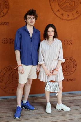 Actress Eva Danino with Thomas Idesheim at the village photocall during the Roland Garros 2026 French Tennis Open in Paris, France, May 25, 2026 Jacovides Moreau Bestimage Celebs attends Day Two of the 2026 French Open on May 25, 2026 in Paris, France Paris France  Copyright: xJACOVIDES-MOREAUx xBESTIMAGExJACOVIDES-MOREAUx xBESTIMAGEx