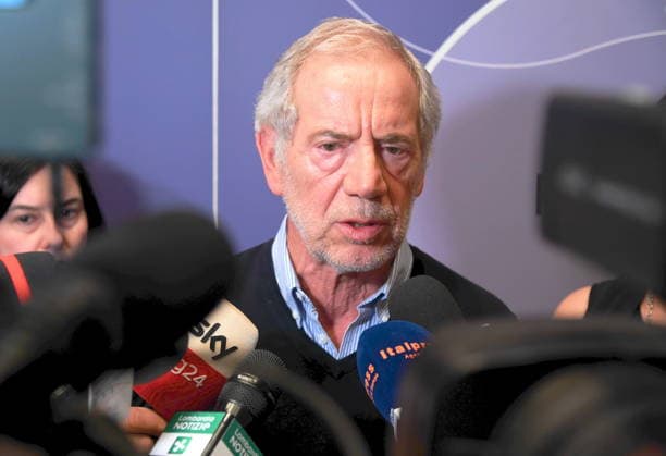 IPA85066875 - Milan - 2026 05 25- Palazzo Lombardia, Press conference by Guido Bertolaso on the case of the two in isolation admitted to the Sacco proenienti from Uganda suspected of Ebola infection  Copyright: xMaurizioxMaulex xMaurizioxMaulex 85066875