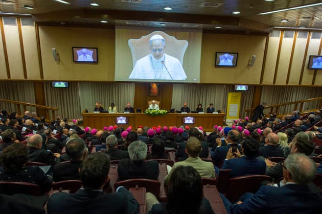 ITALY - POPE LEO XIV ATTENDS THE PRESENTATION OF HIS FIRST ENCYCLICAL LETTER MAGNIFICA HUMANITAS AT THE VATICAN - 2026 5 25 Italy, Rome, Vatican, 2026 5 25. Pope Leo XIV attends the presentation of his first Encyclical Letter Magnifica Humanitas focused on the rise of artificial intelligence, in The Vatican EDITORIAL USE ONLY - NO BOOKS Copyright: xALESSIAxGIULIANIx