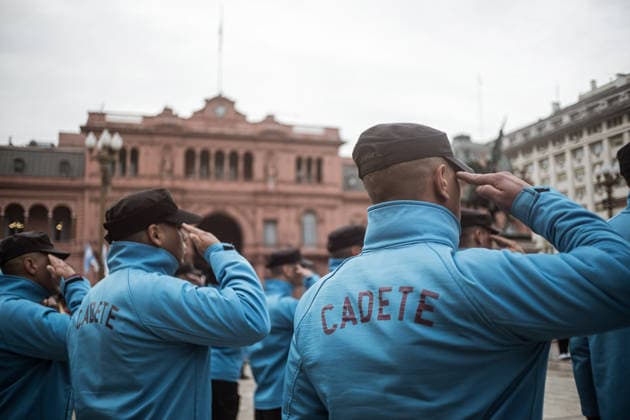 May 25, 2026, Caba, Buenos Aires, Argentina: Argentine President Javier Milei leads May 25 national celebrations alongside cabinet ministers and Buenos Aires Mayor Jorge Macri, without Vice President Victoria Villarruel. Following a mass led by Archbishop Jorge GarcoÂ­a Cuerva, the government delegation will return to the Casa Rosada for a key cabinet meeting amid internal tensions within the ruling coalition. Caba Argentina - ZUMAf175 20260525_zip_f175_021 Copyright: xDaniellaxFernandezxRealinx