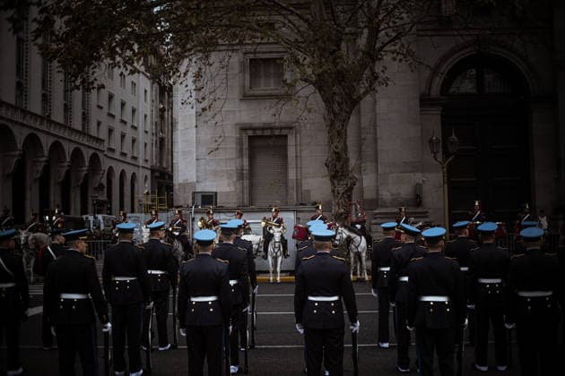 May 25, 2026, Caba, Buenos Aires, Argentina: Argentine President Javier Milei leads May 25 national celebrations alongside cabinet ministers and Buenos Aires Mayor Jorge Macri, without Vice President Victoria Villarruel. Following a mass led by Archbishop Jorge GarcoÂ­a Cuerva, the government delegation will return to the Casa Rosada for a key cabinet meeting amid internal tensions within the ruling coalition. Caba Argentina - ZUMAf175 20260525_zip_f175_033 Copyright: xDaniellaxFernandezxRealinx