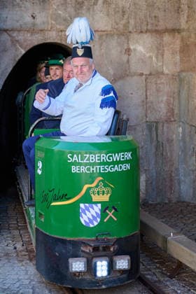 Berchtesgaden, Deutschland 25.05.2026: Im Bild: Ausfahrt aus dem Stollen Salzbergwerk Bayern *** Berchtesgaden, Germany 25 05 2026 In the picture exit from the gallery of the Bavarian salt mine Copyright: xFotostandx xWassmuthx