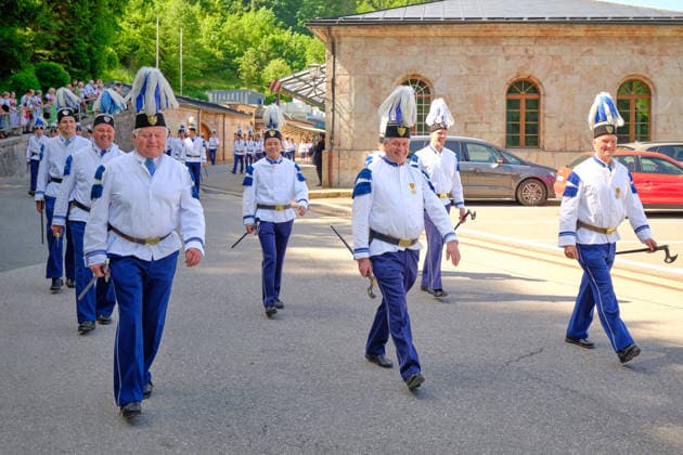 Berchtesgaden, Deutschland 25.05.2026: Im Bild: Umzug der Bergknappen Salzbergwerk Bayern *** Berchtesgaden, Germany 25 05 2026 In the picture Procession of the miners Salzbergwerk Bayern Copyright: xFotostandx xWassmuthx