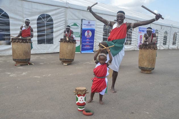 Uganda celebrate the 63rd anniversary of Africa Day KAMPALA, UGANDA - MAY 25: People celebrate the 63rd anniversary of Africa Day with cultural performances, exhibitions, and fashion shows representing different countries across the African continent were organized in Kampala, Uganda, on May 25, 2026. Africa Day is celebrated every year on May 25 to commemorate the founding of the Organization of African Unity (OAU), the predecessor of the African Union (AU), and to honor the continent’s achievements. Nicholas Kajoba Anadolu Kampala Uganda. Editorial use only. Please get in touch for any other usage.  Copyright: x2026xAnadoluxNicholasxKajobax
