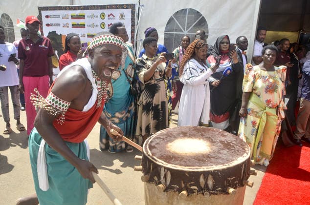 Uganda celebrate the 63rd anniversary of Africa Day KAMPALA, UGANDA - MAY 25: People celebrate the 63rd anniversary of Africa Day with cultural performances, exhibitions, and fashion shows representing different countries across the African continent were organized in Kampala, Uganda, on May 25, 2026. Africa Day is celebrated every year on May 25 to commemorate the founding of the Organization of African Unity (OAU), the predecessor of the African Union (AU), and to honor the continent’s achievements. Nicholas Kajoba Anadolu Kampala Uganda. Editorial use only. Please get in touch for any other usage.  Copyright: x2026xAnadoluxNicholasxKajobax