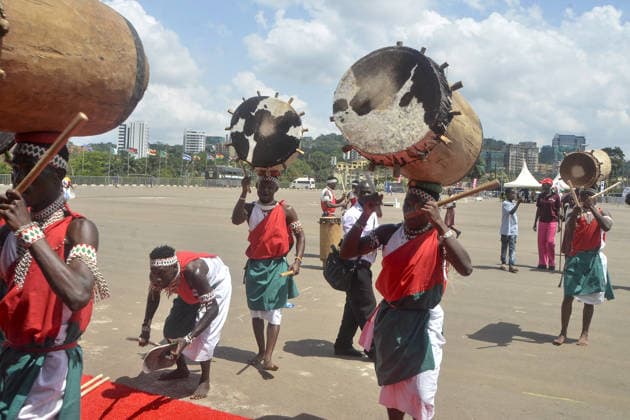 Uganda celebrate the 63rd anniversary of Africa Day KAMPALA, UGANDA - MAY 25: People celebrate the 63rd anniversary of Africa Day with cultural performances, exhibitions, and fashion shows representing different countries across the African continent were organized in Kampala, Uganda, on May 25, 2026. Africa Day is celebrated every year on May 25 to commemorate the founding of the Organization of African Unity (OAU), the predecessor of the African Union (AU), and to honor the continent’s achievements. Nicholas Kajoba Anadolu Kampala Uganda. Editorial use only. Please get in touch for any other usage.  Copyright: x2026xAnadoluxNicholasxKajobax