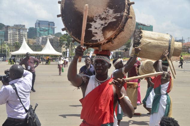 Uganda celebrate the 63rd anniversary of Africa Day KAMPALA, UGANDA - MAY 25: People celebrate the 63rd anniversary of Africa Day with cultural performances, exhibitions, and fashion shows representing different countries across the African continent were organized in Kampala, Uganda, on May 25, 2026. Africa Day is celebrated every year on May 25 to commemorate the founding of the Organization of African Unity (OAU), the predecessor of the African Union (AU), and to honor the continent’s achievements. Nicholas Kajoba Anadolu Kampala Uganda. Editorial use only. Please get in touch for any other usage.  Copyright: x2026xAnadoluxNicholasxKajobax