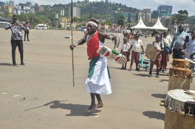 Uganda celebrate the 63rd anniversary of Africa Day KAMPALA, UGANDA - MAY 25: People celebrate the 63rd anniversary of Africa Day with cultural performances, exhibitions, and fashion shows representing different countries across the African continent were organized in Kampala, Uganda, on May 25, 2026. Africa Day is celebrated every year on May 25 to commemorate the founding of the Organization of African Unity (OAU), the predecessor of the African Union (AU), and to honor the continent’s achievements. Nicholas Kajoba Anadolu Kampala Uganda. Editorial use only. Please get in touch for any other usage.  Copyright: x2026xAnadoluxNicholasxKajobax